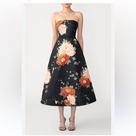 sau lee Dresses & Skirts - Sau Lee Floral Strapless Dress - worn once